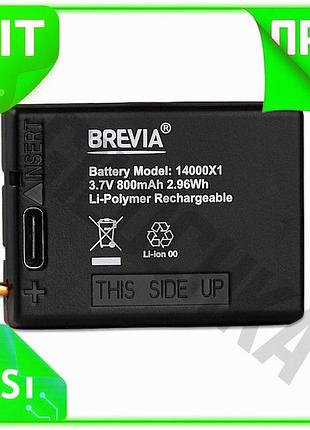 Ve аккумулятор brevia 3.7v 800mah new version li-polymer type-c для налобных фонарей батарея для освещ n6w_ver