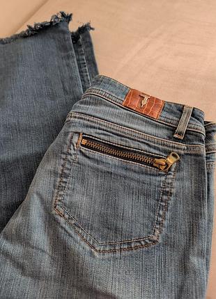 Голубые джинсы trussardi