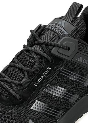 Кроссовки мужские adidas climacool, черные кроссовки адидас весна лето, сетка 4