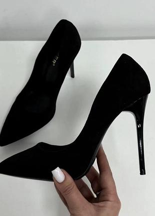 Класические черные туфли лодочки 🖤