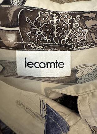Рубашка шелк lecomte 4