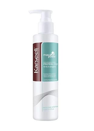 Крем-кондиционер karseell maca essence repair protein leave-in cream 200 мл восстанавливающий 2шт