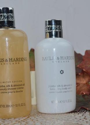 Крем и гель для душа baylis & harding jojoba silk & almond oil шелк и миндальное масло4 фото