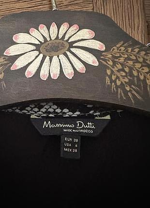 Стильное платье миди massimo dutti с принтом python 6