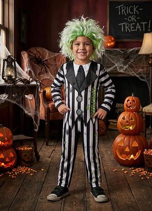 Новый костюм битлджус (beetlejuice) для мальчика, 5-6 лет