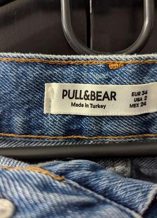 Джинсовая мини юбка pull &amp; bear 3