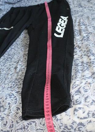 Мужские спортивные черные брюки legea