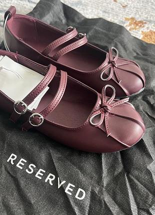 Балетки туфлі для дівчинки reserved zara 10