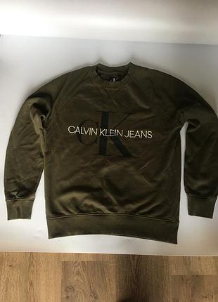 Світшот calvin klein jeans оригінал / кофта ck logo / розмір m