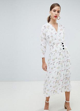 Сукня міді сатинова asos