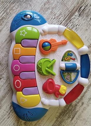 Музыкальная бизи игрушка, пианино