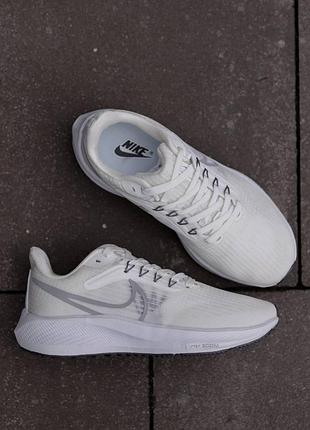 Кроссовки женские, nike air zoom pegasus 39 white silver