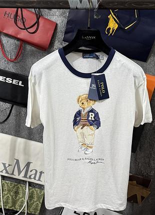Футболка жіноча polo bear by ralph & lauren білий s