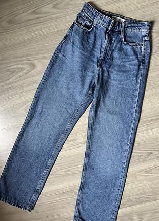 Джинсы женские zara wide leg p36 cник