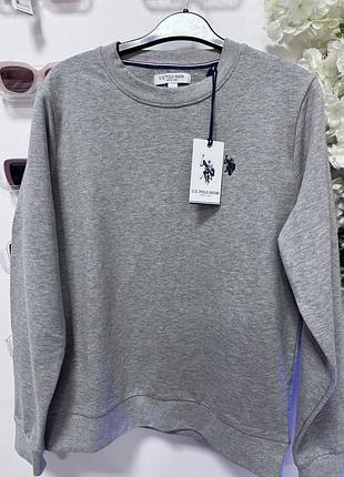 Сірий светр u.s. polo assn.