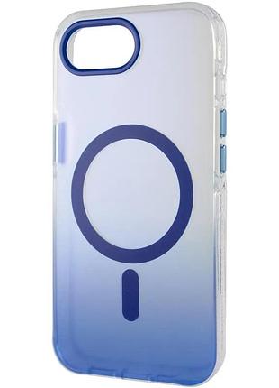 Чехол tpu+pc phantom with magsafe для apple iphone 16e / 17e (6.1 дюйма) blue
