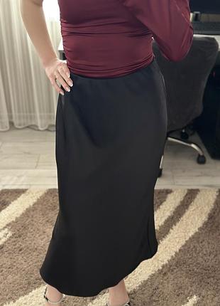 Спідниця сатинова zara