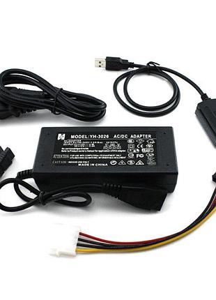 Переходник usb 2.0 - sata, ide, 2.5/3.5 и блок питания
