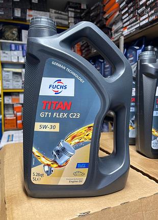 Моторное масло fuchs titan gt1 flex c 23 5w-30 синтетическое 5 л заміна