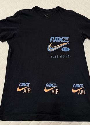 Оригінальна футболка nike air / чорна футболка найк / розмір m