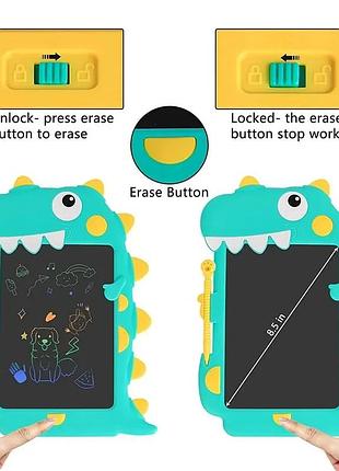 Планшет для малювання dinosaur 8,5 дюймів green 5