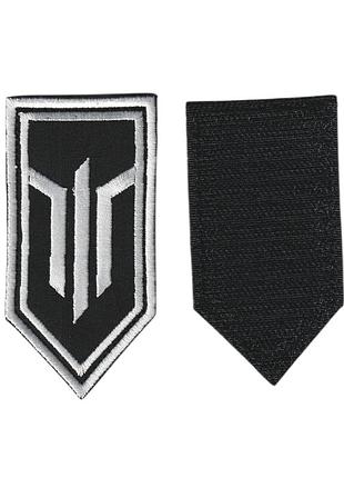 Шеврон военный / армейский, 3 ошбр беспилотные системы, на липучке, на черном, всу 10 см*5 см