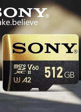 Карта памяти sony gold 512gb class 10 uhs-ii u3 v60 a2
