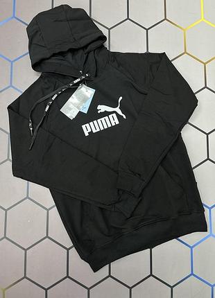 Мужское спортивное худди puma юниор/норма/батал/супербатал в тонком трикотаже