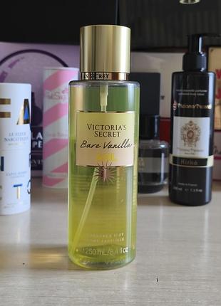 Парфюмированный спрей для тела victoria’s secret bare vanilla sol оригинал остаток с 250 мл