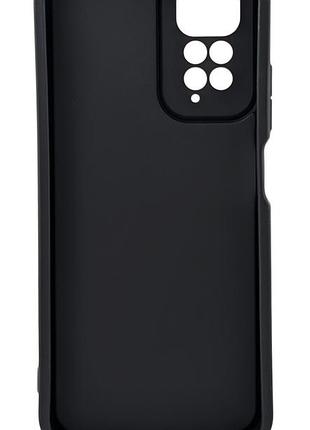 Чехол shock case print для xiaomi redmi note 11/ note 11s бампер силиконовый черный с рисунком бабочки 2