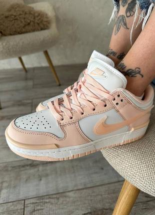Nike dunk low twist coral/white