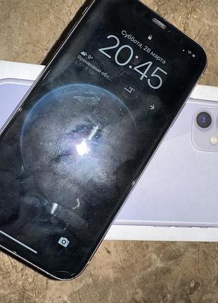Iphone 11 ,фиолетовый,128 гб 2
