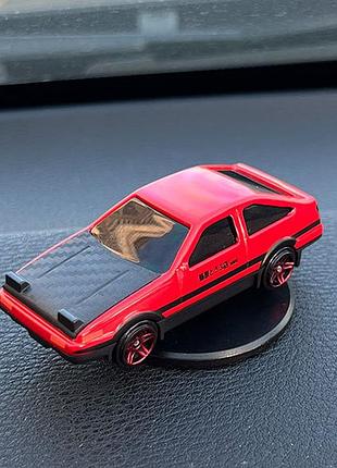 Декор на панель дрифт машинка toyota ae86 красная
