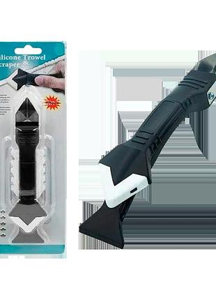 Силіконовий шпатель скребок для герметика та силікону — silicon towel scrapper