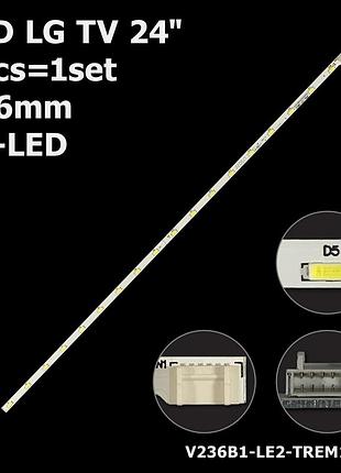Led підсвітка lg tv 24" 18-led 306mm v236b1-le2-trem1 v236b1-le2-trem11 v236bj1-le2 6202b0005s000 1шт.