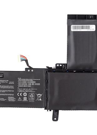Акумулятор powerplant для ноутбуків asus vivobook s15 (b31n1637) 11.4v 3600mah