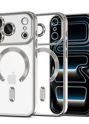 Чехол fiji chrome для apple iphone 17 pro с magsafe и защитой камер grey