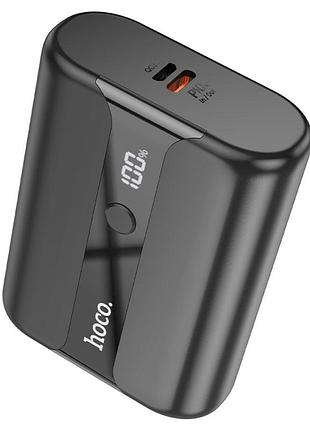 Power bank hoco q3 pro 10000 mah с быстрой зарядкой pd20w+quick charge 22.5w и дисплеем black