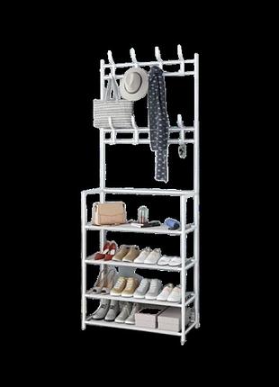 Напольная вешалка для одежды и обуви - new simple floor clothes rack
