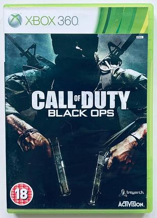 Call of duty black ops, б/в, англійська версія - диск для xbox 360