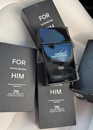 Zara for him black edition