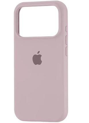 Чехол fiji silicone case для apple iphone 17 pro бампер накладка soft touch с микрофиброй lavende