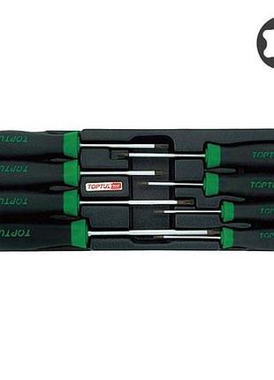 Набір викруток 8 од. із зірочкою torx t9-t40 в ложементі тип а toptul gaat0813