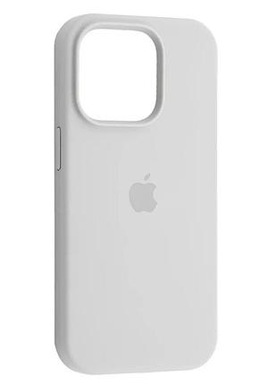 Чохол fiji silicone case для apple iphone 15 pro max бампер накладка soft touch з мікрофіброю stone