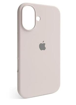 Чехол fiji silicone case для apple iphone 16 бампер накладка soft touch с микрофиброй lavende