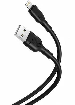 Кабель xo nb212 lightning - usb 1м (2.1а) apple iphone для зарядки і передачі даних black