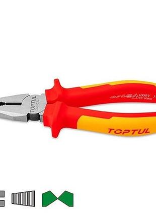 Пасатижі електрика 7" 1000v vde toptul dgca2207