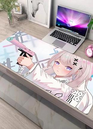 Геймерський килимок для миші anime cs usp speed control 800x300x3 мм