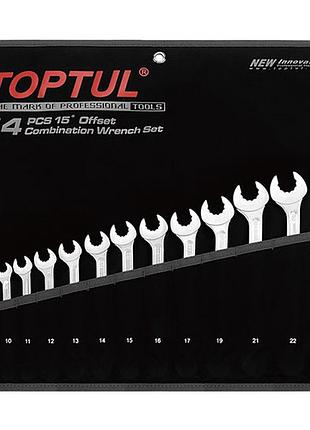 Набір комбінованих ключів 8-24 мм toptul 14 шт. dynamic gpaq1402
