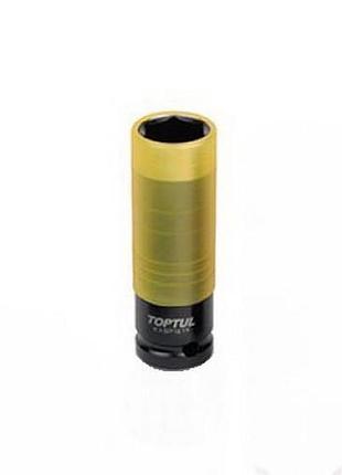 Головка ударная toptul 1/2" длинная для шиномонтажа 19мм pro-series kabp1619